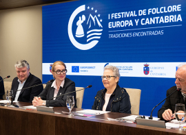El Palacio de Festivales celebrar el 9 de mayo el 'I Festival de Folclore Europa y Cantabria' 