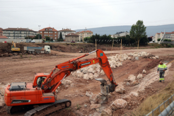 Obras en el Hjar para prevenir inundaciones (Septiembre 2021)