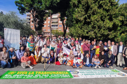 Los campurrianos vuelven a reivindicar la trashumancia en Madrid