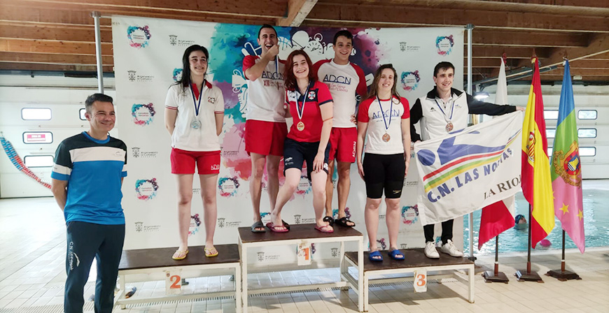 'La Campurriana' se cuelga el bronce de la Liga Norte de natacin