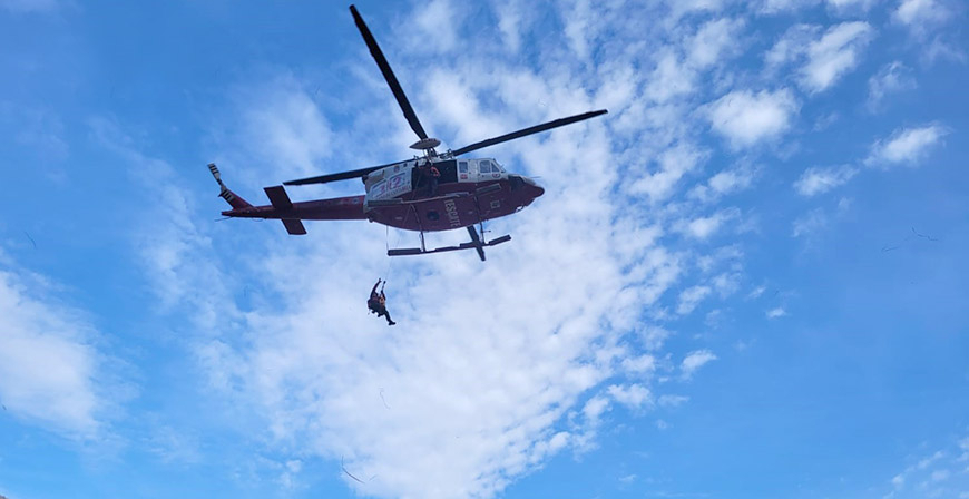 Fallece una mujer tras precipitarse unos 50 metros en el Pico Lavalle, en Arredondo 