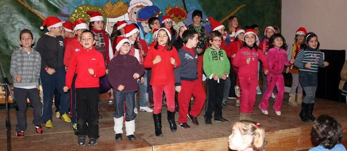 Festival de Navidad a cargo de los escolares de Valderredible
