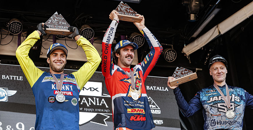 Manuel Lettenbichler se corona campen del Mundo tras ganar en Aguilar de Campoo la 24MX Hixpania Hard Enduro