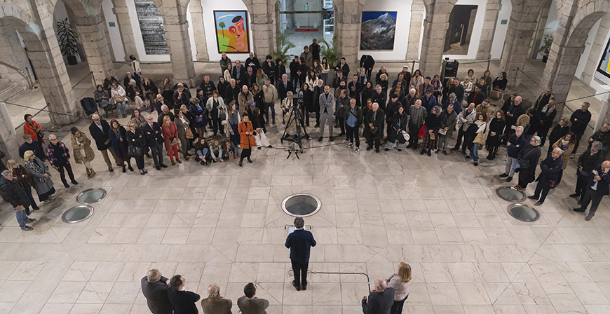 El Parlamento de Cantabria acoge la exposicin 'La pintura', compuesta por 16 obras de la prestigiosa Coleccin Bragales