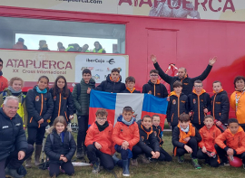 Una veintena de atletas del Reinosa Running participan en el XX Cross Internacional de Atapuerca